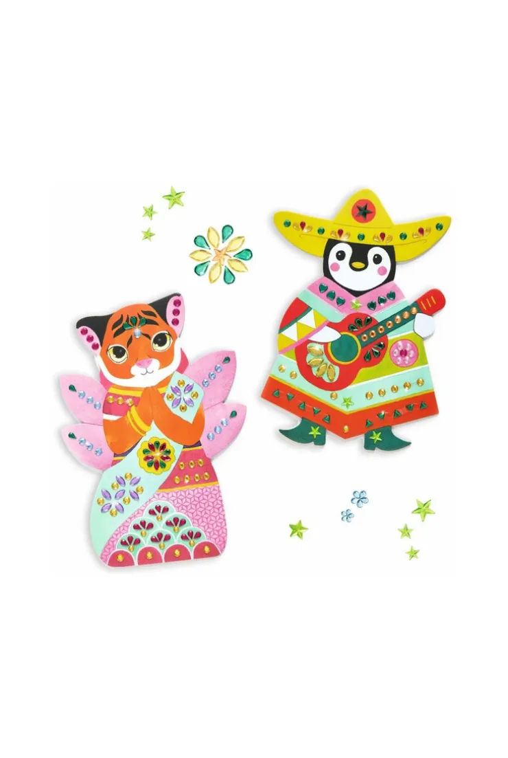 Pochette Créer avec des stickers Brillants Djeco