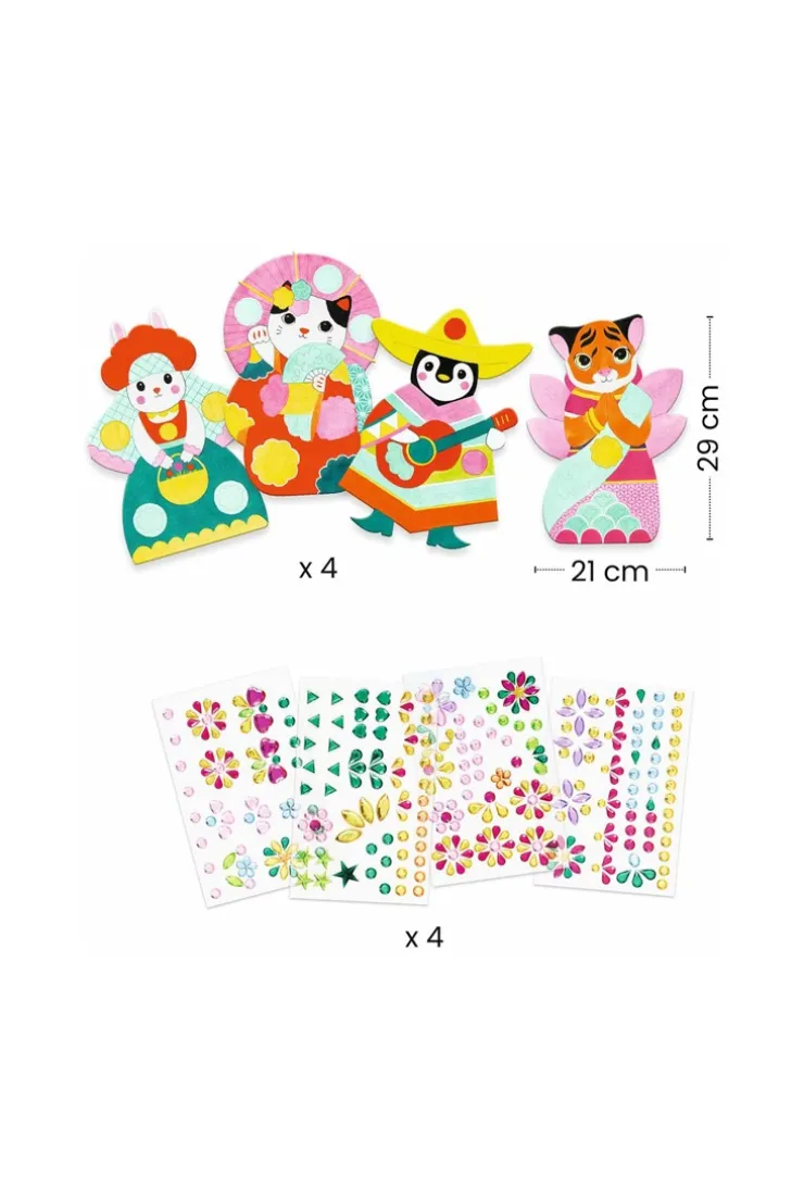 Pochette Créer avec des stickers Brillants Djeco