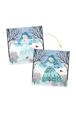 Pochette métal et strass Des robes couleurs du temps, Djeco