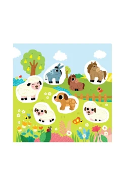 Pochette Stickers épais, À la ferme - Gründ