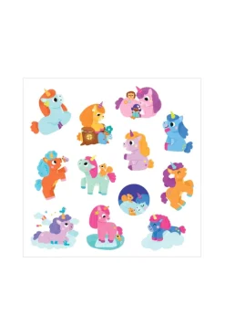 Pochette Stickers épais les licornes