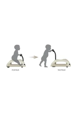 Porteur 2 en 1 Walk n'roll Coconut