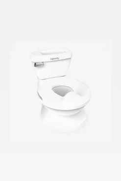 Pot et mini-toilettes avec réducteur blanc