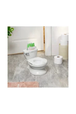 Pot et mini-toilettes avec réducteur blanc