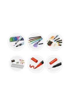 Professional studio Trousse à dessin et bloc de 35 feuilles Buki