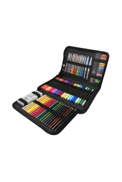 Professional studio Trousse à dessin et bloc de 35 feuilles Buki