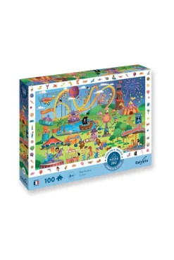Puzzle 100 pièces Cherche et trouve Fête Foraine Sentosphère