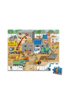 Puzzle chantier 36 pièces Janod