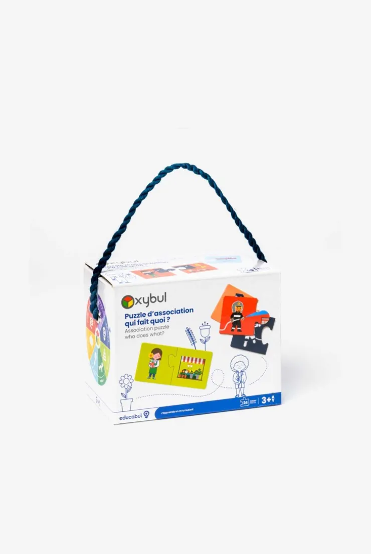 Puzzle d'association Qui fait quoi ? Oxybul