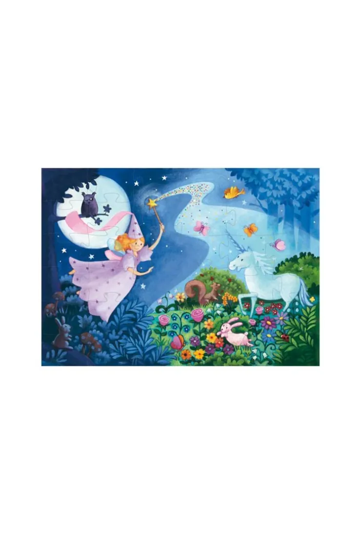 Puzzle La fée et la licorne 36 pièces Djeco