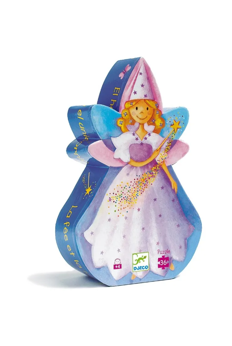 Puzzle La fée et la licorne 36 pièces Djeco