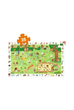 Puzzle Le square des petits amis 35 pièces Djeco
