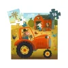 Puzzle Le Tracteur 16 pièces Djeco