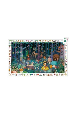 Puzzle observation La forêt enchantée 100 pièces Djeco