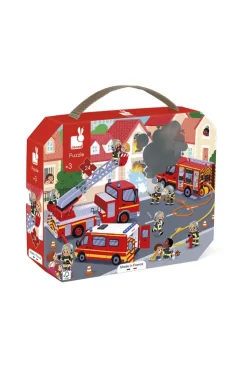 Puzzle Pompier 24 pièces Janod