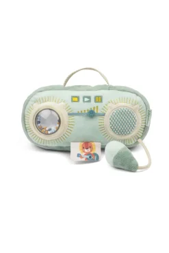 Radio sonore en tissu Joe verte Lilliputiens