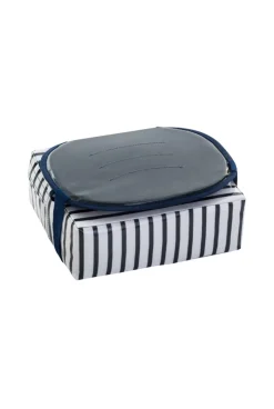 Rehausseur de chaise Easy Up rayé bleu Babytolove