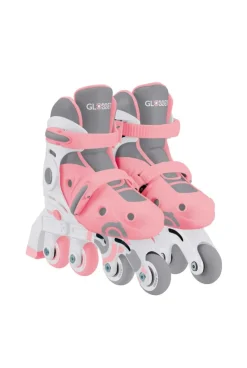 Rollers evolutifs 2 en 1 taille 30/33 rose, Globber