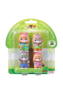 Set 4 personnages Famille Lapin