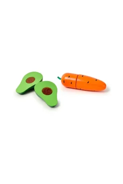Set de 5 légumes à découper en bois Oxybul