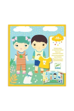 Stickers épais et repositionnables Les Habits Djeco
