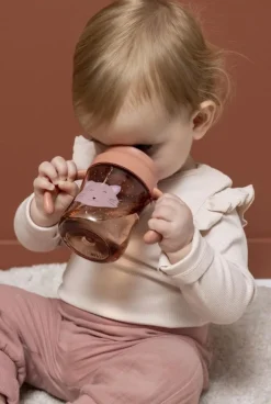 Tasse d'apprentissage en tritan avec poignées, Mr Chat