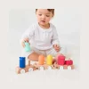 Train des 4 animaux en bois et silicone Oxybul