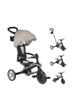 Tricycle pliable explorer 4 en 1 taupe Globber