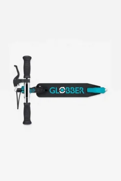 Trottinette Flow Element Junior Lights noir bleu teal Globber