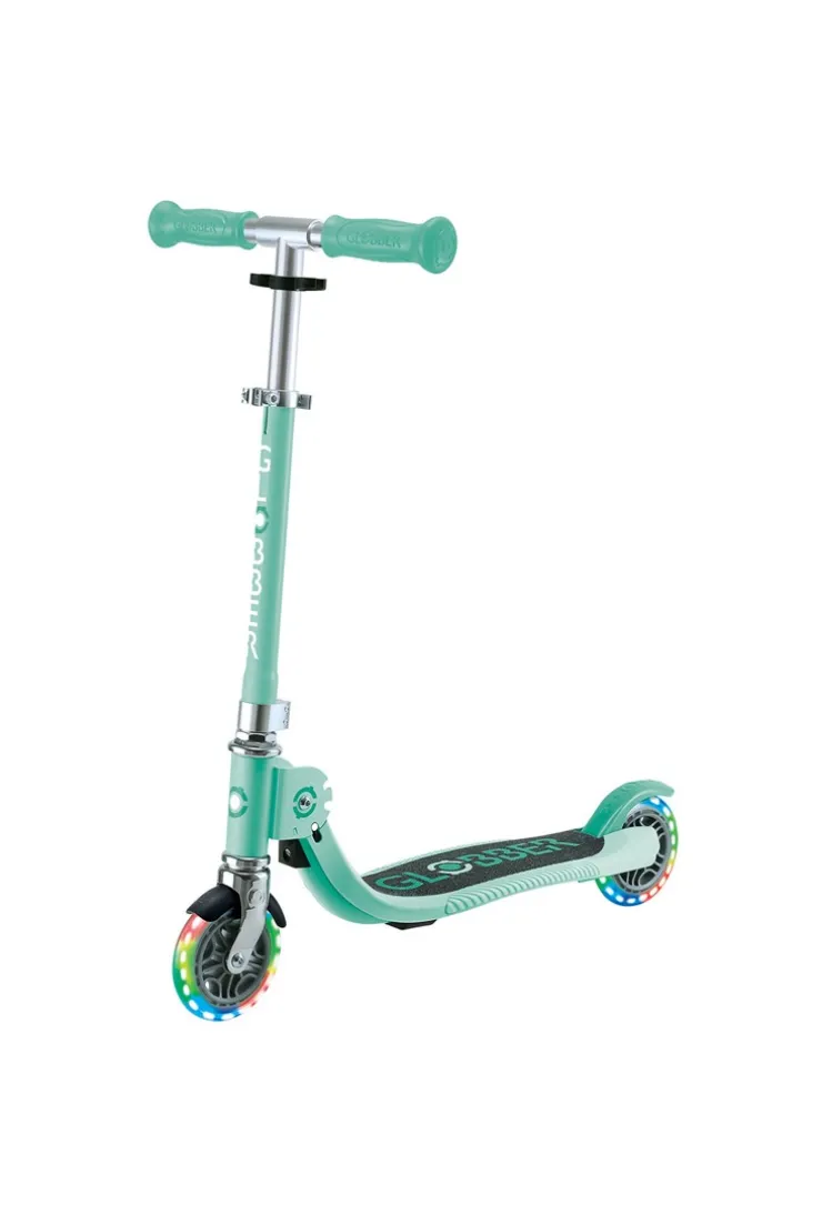 Trottinette Flow pliable Junior Lights mint Globber