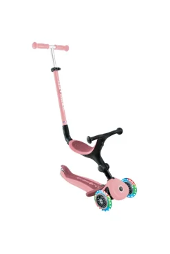 Trottinette évolutive Go Up Active Lights rose pastel Globber