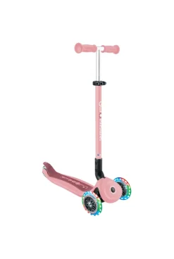 Trottinette évolutive Go Up Active Lights rose pastel Globber
