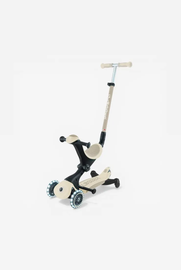 Trottinette évolutive go up deluxe lights ecologic 360 coconut, Globber