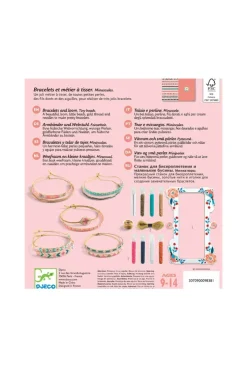 Un coffret de bracelets perles et métier à tisser Djeco