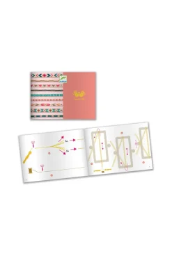 Un coffret de bracelets perles et métier à tisser Djeco