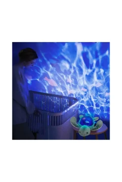 Veilleuse Projecteur rechargeable effets aquatiques Tortue Pabobo