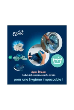 Veilleuse Projecteur rechargeable effets aquatiques Tortue Pabobo