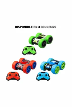 Voiture radiocommandée 360 Cross Flash verte, rouge ou bleue Exost